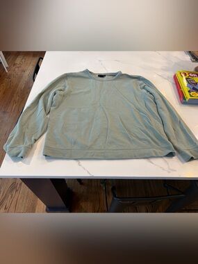 Treasure & Bond Sage Green Pullover Sweatshirt - Size XL